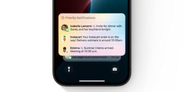 ios 18.4 beta Priority Notifications feature