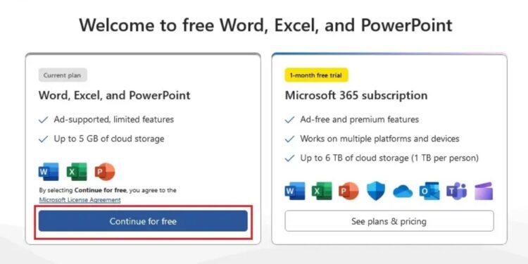 microsoft testing ad-supported version of office