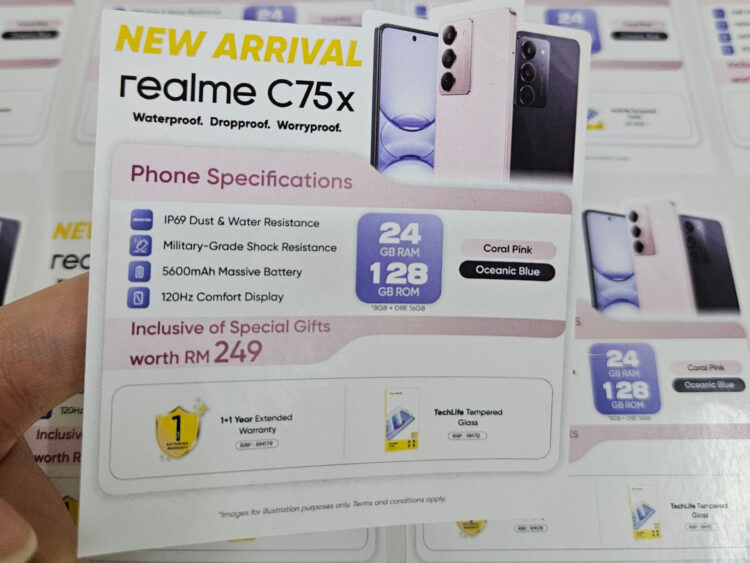 realme C75x leak